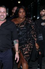 LIZZO Arrives at Brit Awards After-party in London 02/18/2020