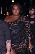LIZZO Arrives at Brit Awards After-party in London 02/18/2020