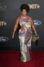 LIZZO at 51st Naacp Image Awards in Pasadena 02/22/2020