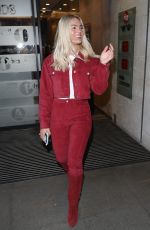 LOUISA JOHNSON Leaves BBC Studios in London 02/13/2020