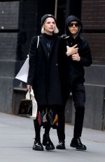 LUCY BOYNTON and Rami Malek at NYC Subway 02/05/2020