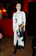 LUCY BOYNTON at Chloe Dinner at Paris Fashion Week 02/27/2020