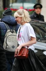 LUCY BOYNTON Leaves Her Hotel in Paris 02/27/2020