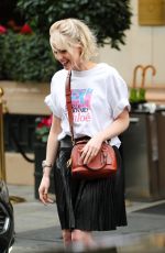 LUCY BOYNTON Leaves Her Hotel in Paris 02/27/2020