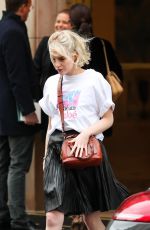 LUCY BOYNTON Leaves Her Hotel in Paris 02/27/2020