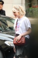 LUCY BOYNTON Leaves Her Hotel in Paris 02/27/2020
