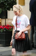 LUCY BOYNTON Leaves Her Hotel in Paris 02/27/2020