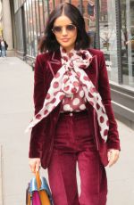 LUCY HALE Arrives at Build Studio in New York 02/05/2020