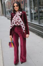 LUCY HALE Arrives at Build Studio in New York 02/05/2020