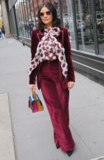 LUCY HALE Arrives at Build Studio in New York 02/05/2020