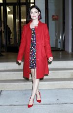 LUCY HALE Arrives at Buzzfeed AM to DM in New York 02/13/2020