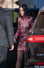 LUCY HALE Arrives at Jimmy Kimmel Live in Los Angeles 02/12/2020