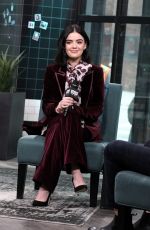 LUCY HALE at AOL Build Series in New York 02/05/2020