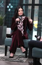 LUCY HALE at AOL Build Series in New York 02/05/2020