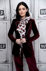 LUCY HALE at AOL Build Series in New York 02/05/2020