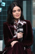 LUCY HALE at AOL Build Series in New York 02/05/2020