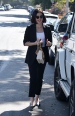 LUCY HALE at Aroma Cafe in Studio City 02/24/2020