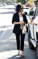 LUCY HALE at Aroma Cafe in Studio City 02/24/2020