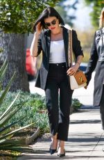 LUCY HALE at Aroma Cafe in Studio City 02/24/2020