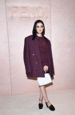 LUCY HALE at Fendi Fashion Show in Milan 2/20/2020