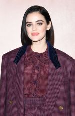 LUCY HALE at Fendi Fashion Show in Milan 2/20/2020