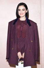 LUCY HALE at Fendi Fashion Show in Milan 2/20/2020