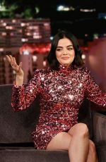 LUCY HALE at Jimmy Kimmel Live in Los Angeles 02/12/2020