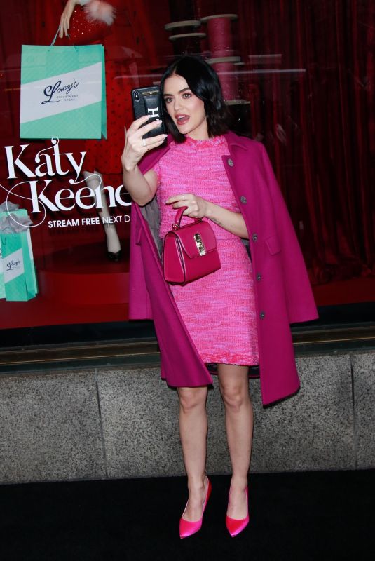 LUCY HALE at Katy Keene Premiere in New York 02/05/2020