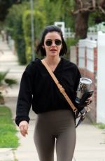LUCY HALE in Leggings Out in Los Angeles 02/27/2020