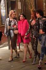 LUCY HALE, JULIA CHAN and ASHLEIGH MURRAY on the Set of Katy Keene in New York 01/30/2020