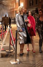 LUCY HALE, JULIA CHAN and ASHLEIGH MURRAY on the Set of Katy Keene in New York 01/30/2020