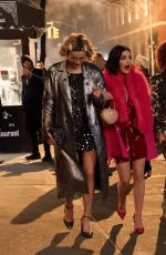 LUCY HALE, JULIA CHAN and ASHLEIGH MURRAY on the Set of Katy Keene in New York 01/30/2020