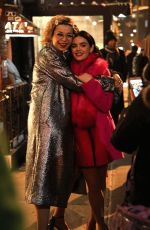 LUCY HALE, JULIA CHAN and ASHLEIGH MURRAY on the Set of Katy Keene in New York 01/30/2020