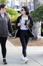 LUCY HALE Leaves a Gym in Los Angeles 02/23/2020