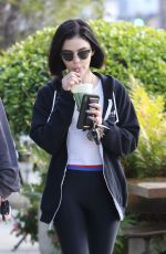 LUCY HALE Leaves a Gym in Los Angeles 02/23/2020