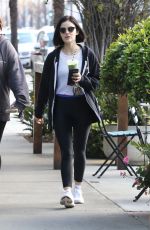 LUCY HALE Leaves a Gym in Los Angeles 02/23/2020
