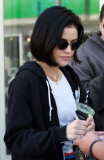 LUCY HALE Leaves a Gym in Los Angeles 02/23/2020