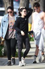 LUCY HALE Out After Workout in Los Angeles 02/18/2020