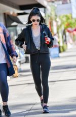 LUCY HALE Out and About in Los Angeles 02/16/2020