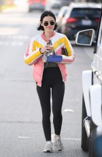 LUCY HALE Out and About in Los Angeles 02/17/2020