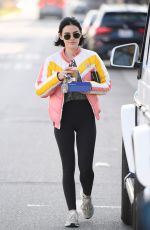 LUCY HALE Out and About in Los Angeles 02/17/2020