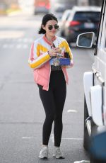 LUCY HALE Out and About in Los Angeles 02/17/2020
