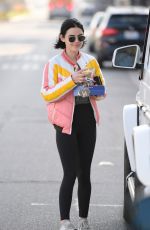 LUCY HALE Out and About in Los Angeles 02/17/2020