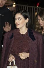 LUCY HALE Out and About in Milan 02/20/2020