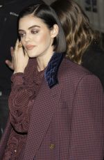 LUCY HALE Out and About in Milan 02/20/2020
