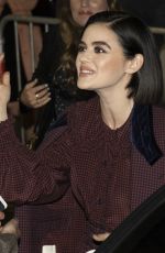 LUCY HALE Out and About in Milan 02/20/2020