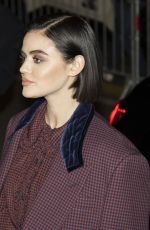 LUCY HALE Out and About in Milan 02/20/2020