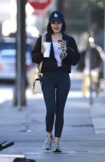 LUCY HALE Out and About in Studio City 02/25/2020