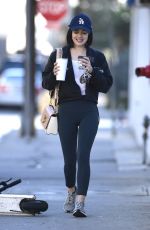 LUCY HALE Out and About in Studio City 02/25/2020