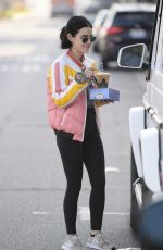LUCY HALE Out for Coffee After a Workout in Los Angeles 02/17/2020